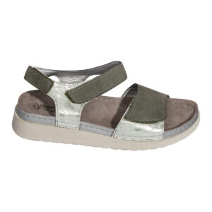 Γυναικεία Ανατομική Καλοκαιρινή Παντόφλα Steps 2615 Λαδί