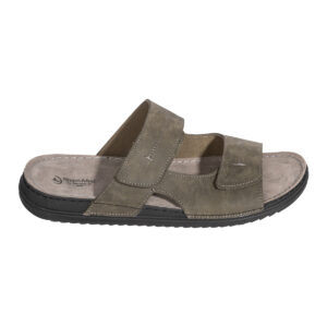 Ανδρική Ανατομική Καλοκαιρινή Παντόφλα Steps 2621 Μαύρο, Χακί