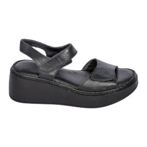 Alternative view of Γυναικεία Ανατομική Καλοκαιρινή Παντόφλα Steps 2644 Φιστικί, Μαύρο