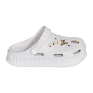 Γυναικεία Ανατομική Καλοκαιρινή Σαμπό Steps 2646 Μαύρο, Λευκό