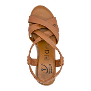 Alternative view of Γυναικεία Ανατομική Καλοκαιρινή Παντόφλα Steps 2647 Ταμπά